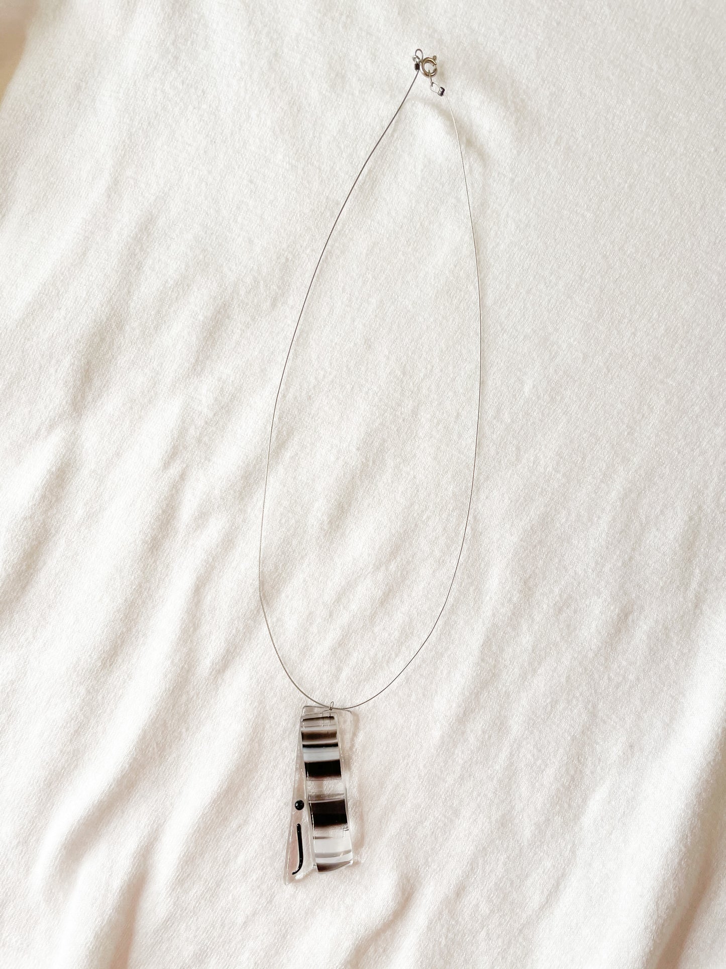 Calgary Artisan Made Wire and Glass Necklace