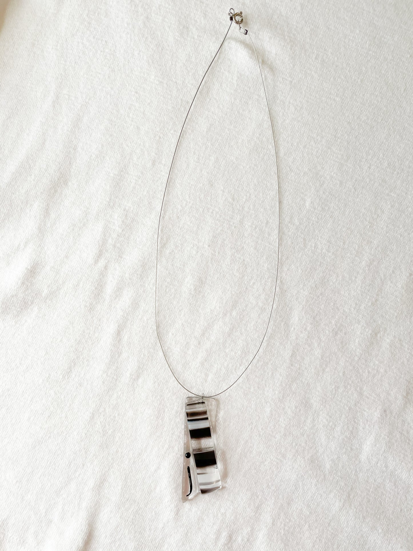 Calgary Artisan Made Wire and Glass Necklace