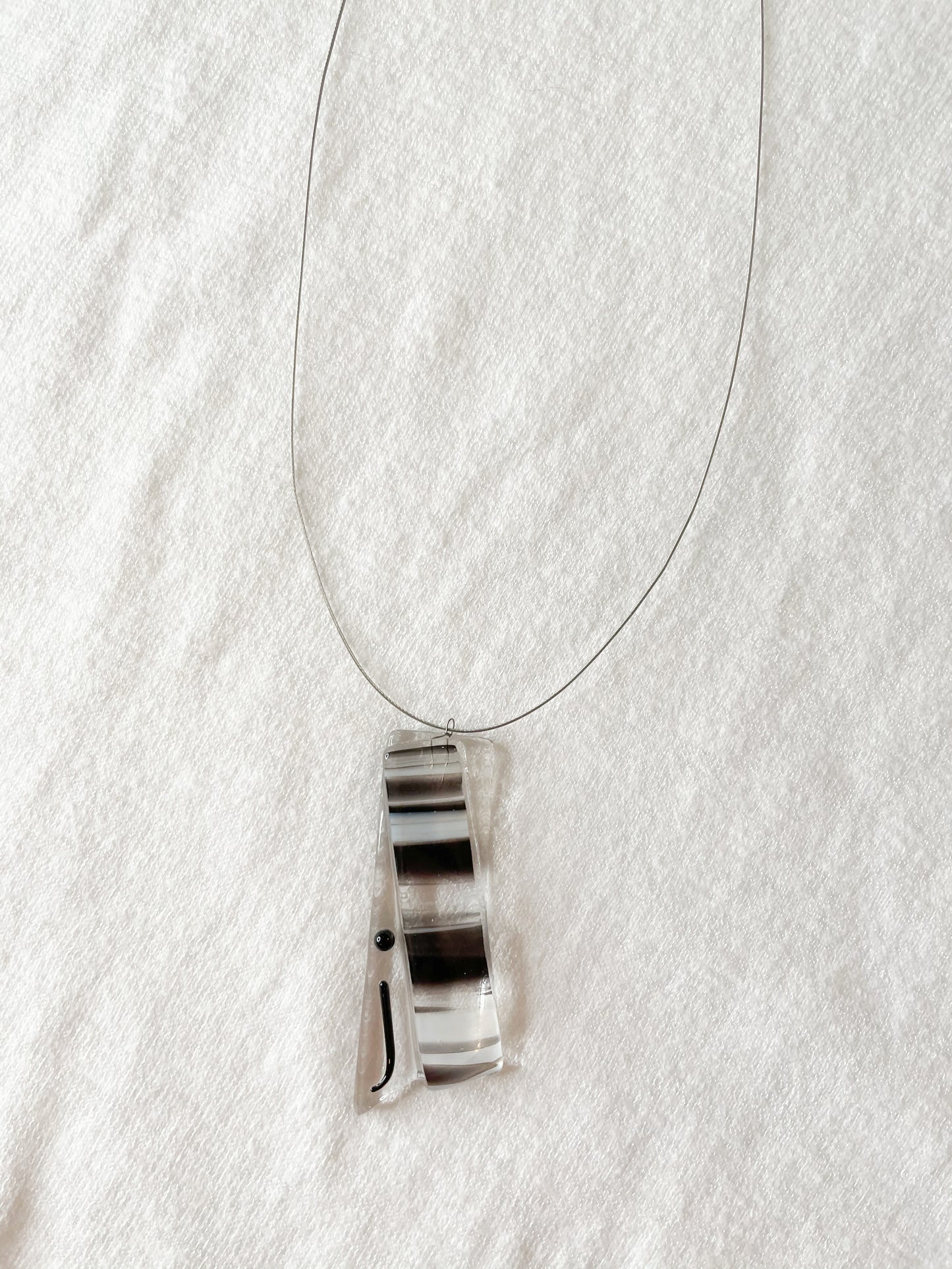 Calgary Artisan Made Wire and Glass Necklace