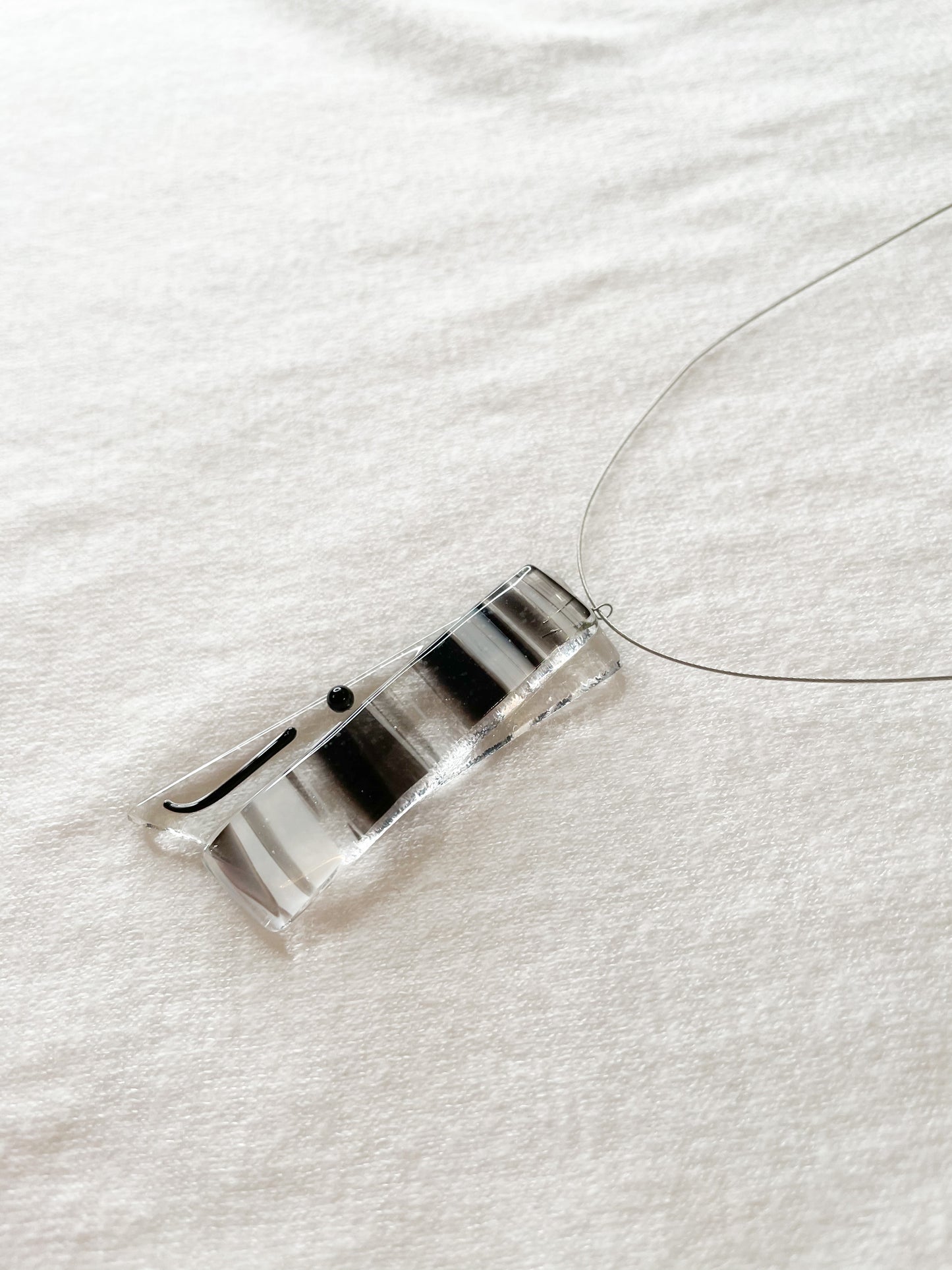 Calgary Artisan Made Wire and Glass Necklace