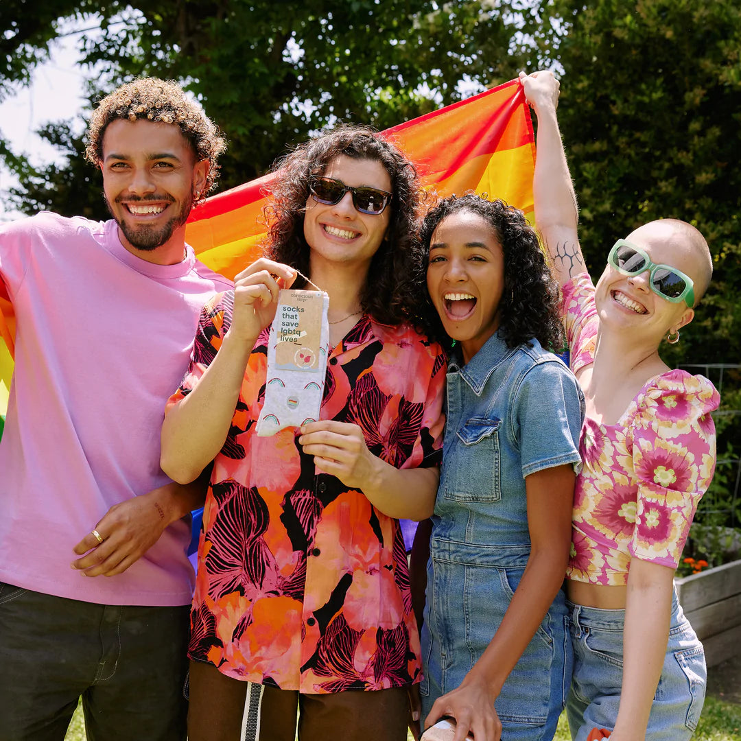 Socks That Save LGBTQ Lives - Radiant Rainbows