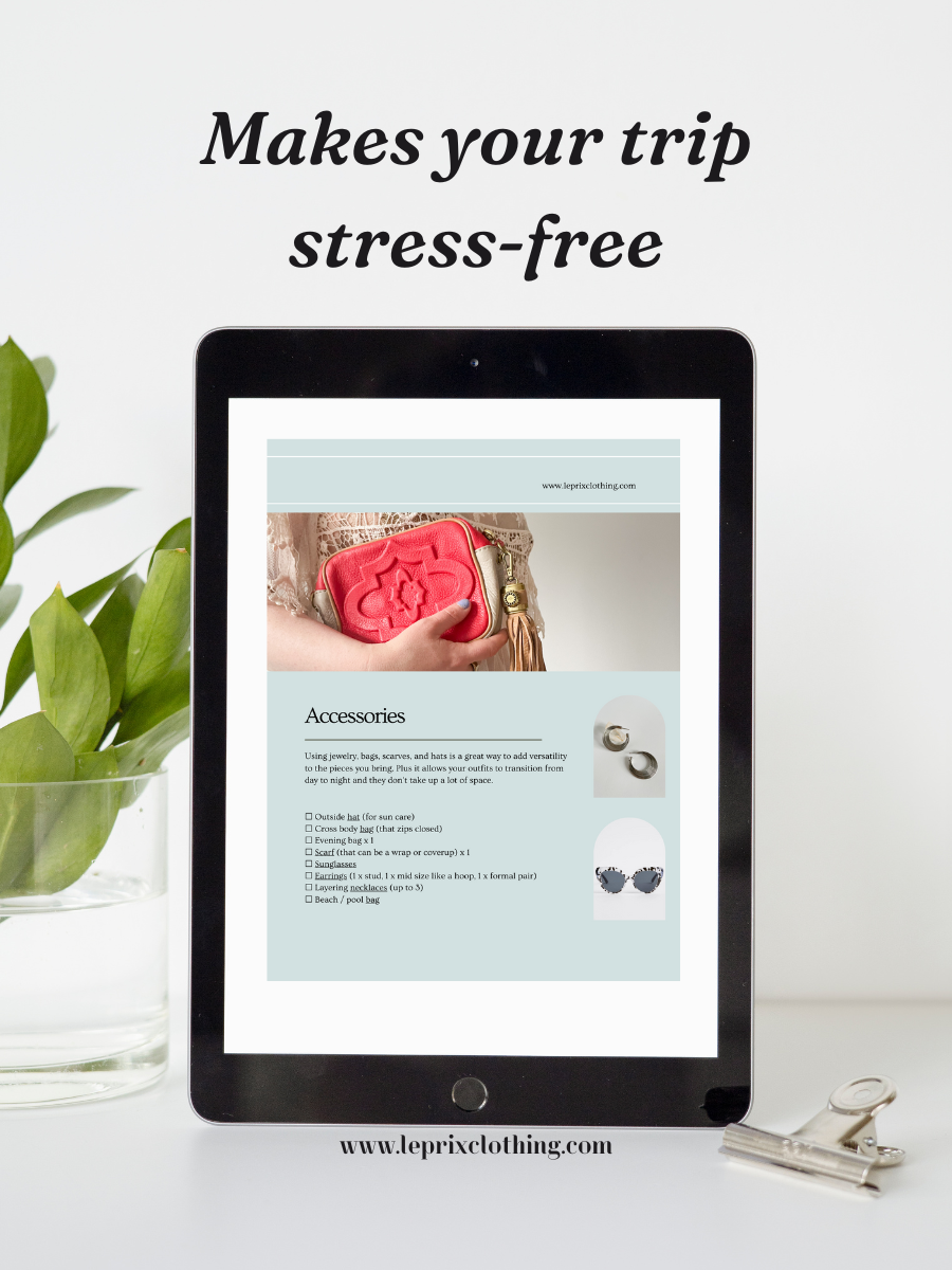 Minimalist Cruise Packing & Travel Guide - Printable & Instant Download Packing List