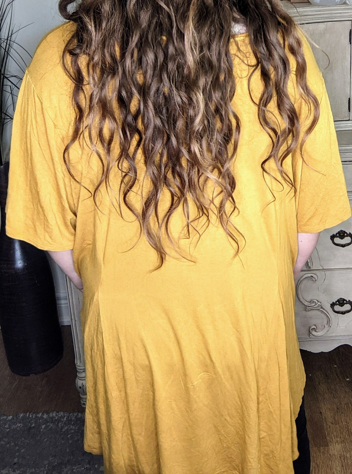 Mustard Lion Soft Stretchy Jersey T-Shirt - 4XL