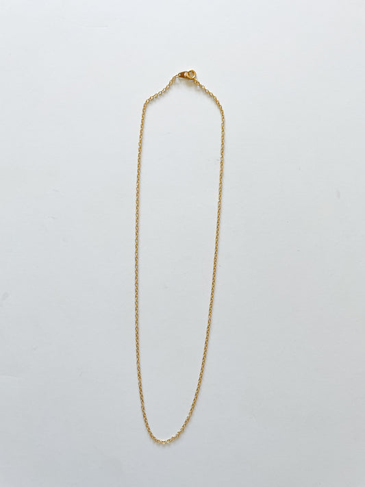 Delicate Gold Shiny Chain Necklace