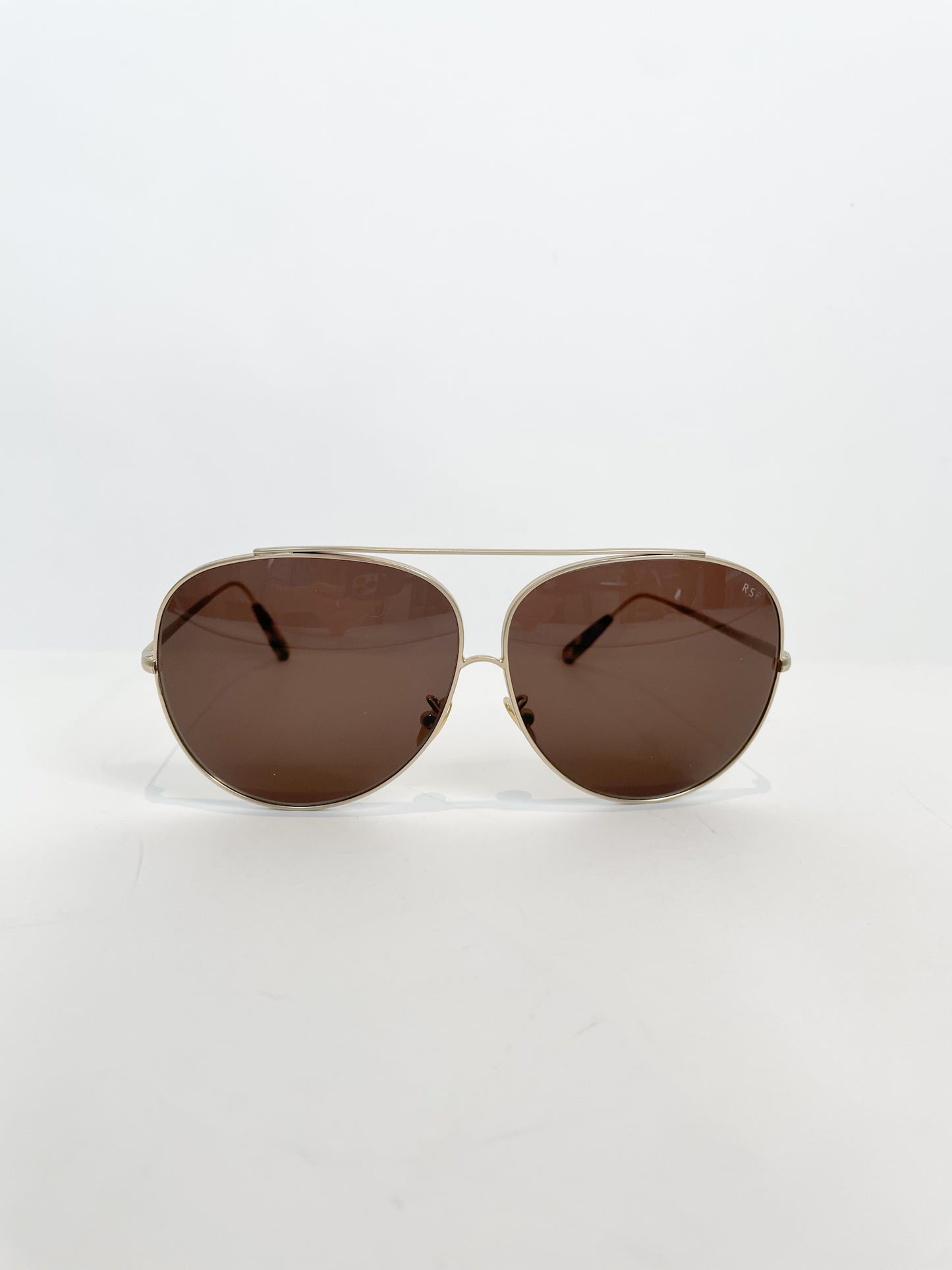 RetroSuperFuture Handmade in Italy Gold Aviator Sunglasses