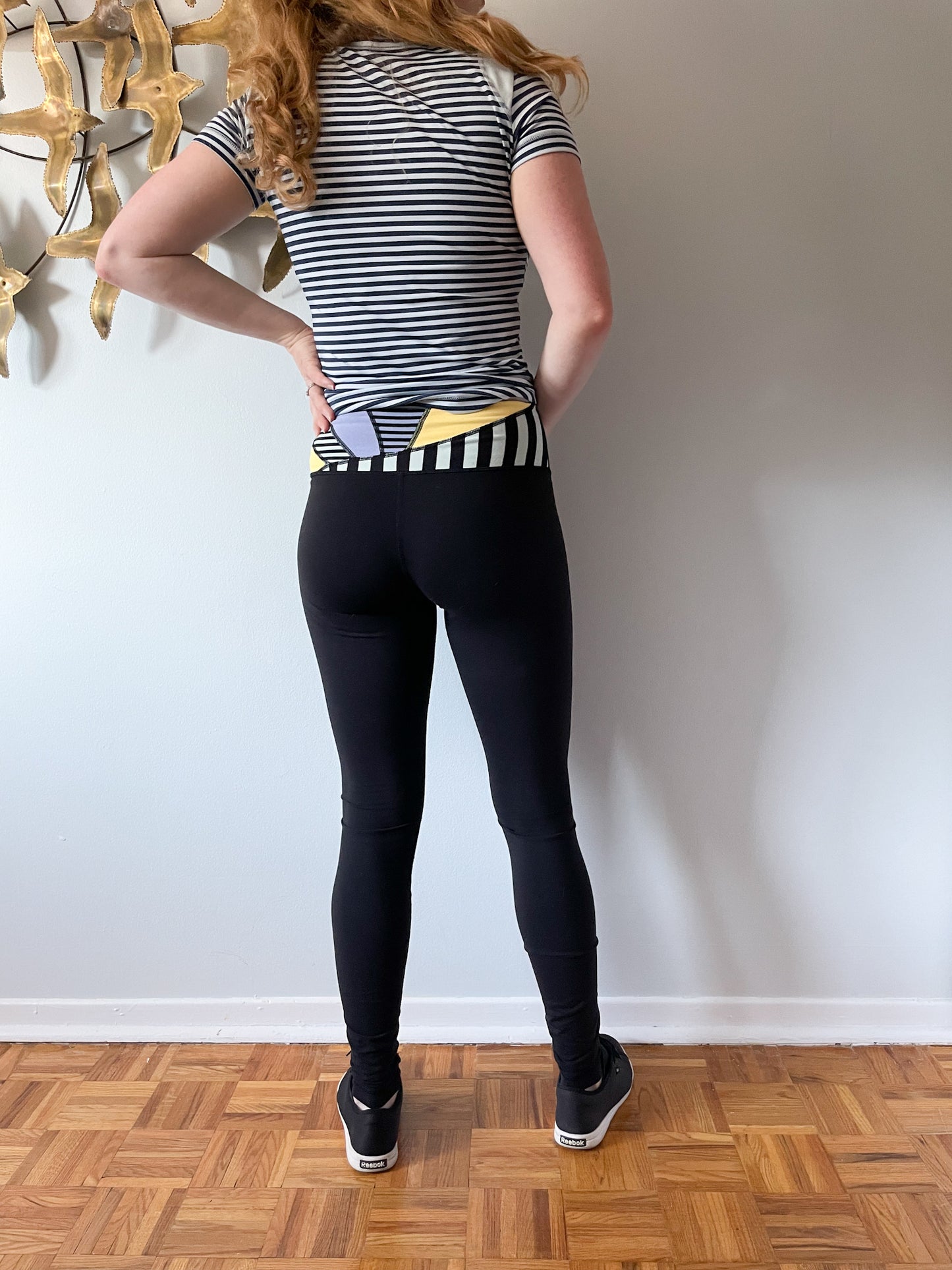 lululemon striped yoga pants