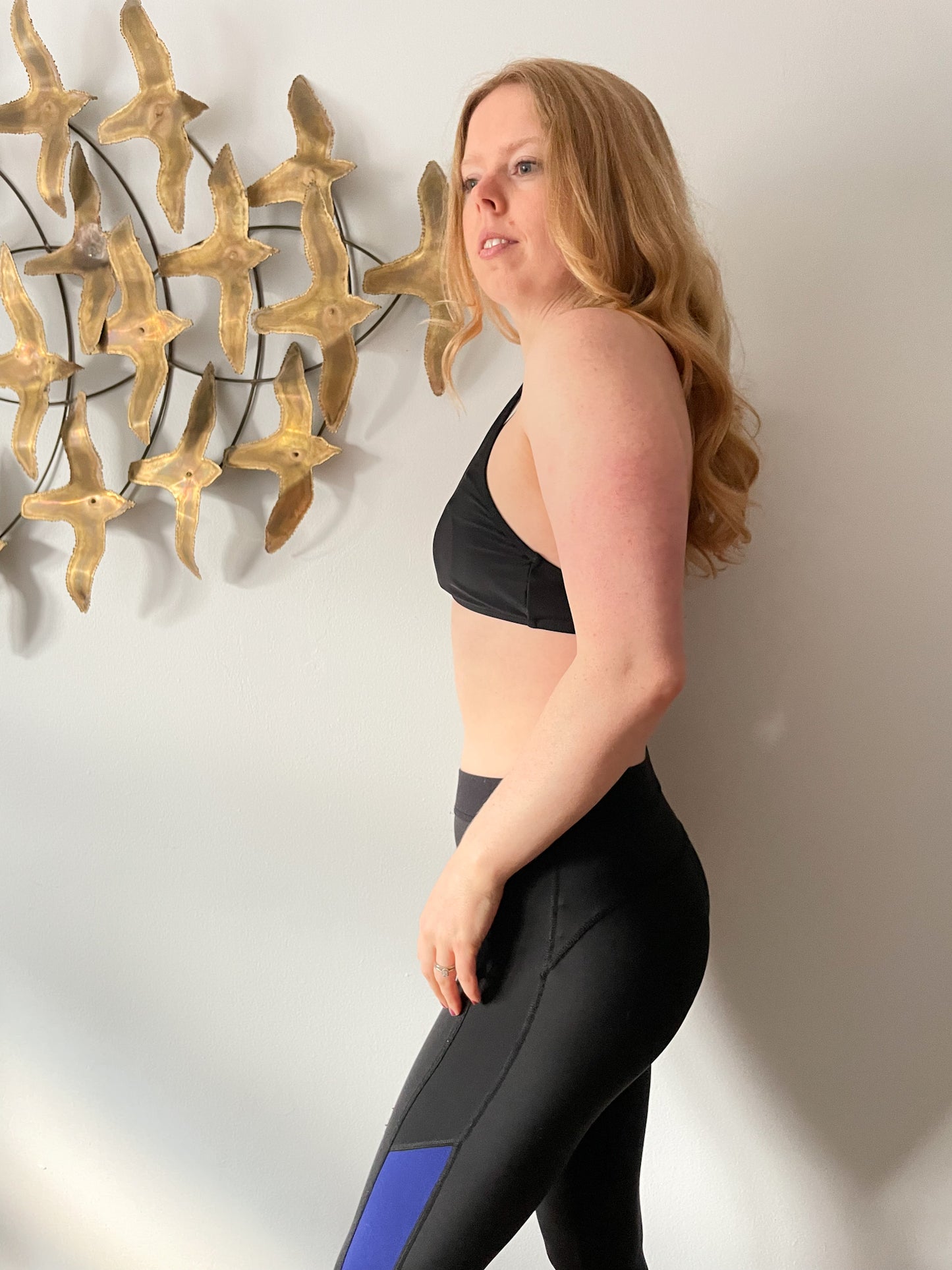 Black Cut Out Bikini Top - Medium