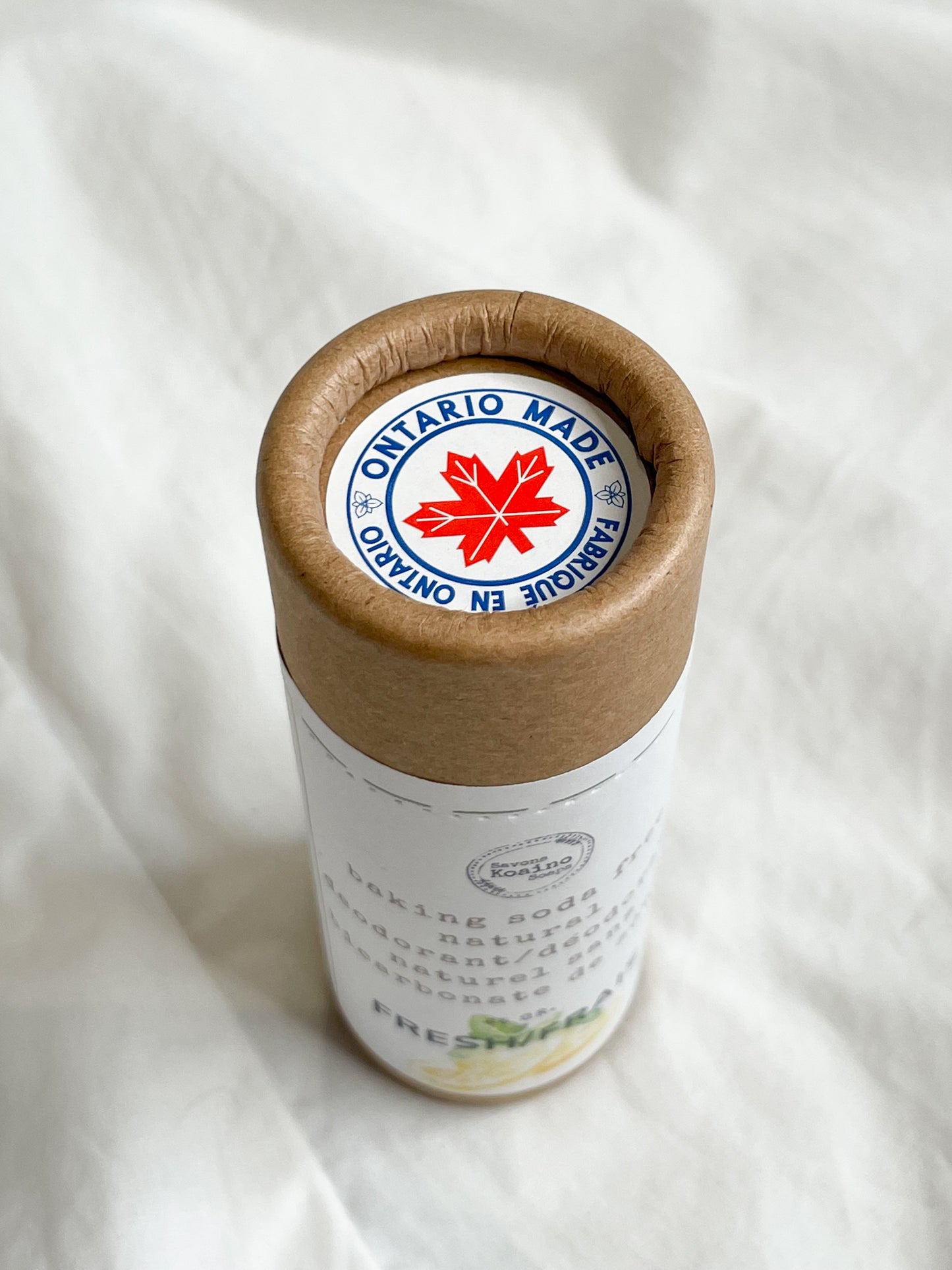Fresh Handmade Baking Soda Free Natural Deodorant - Lemon & Spearmint