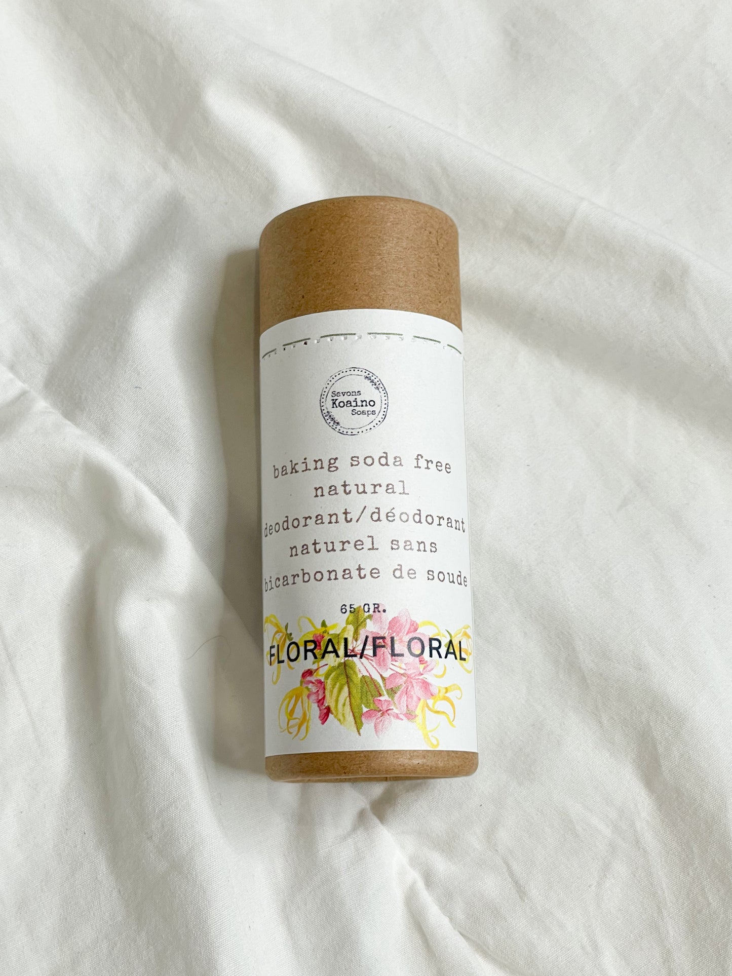 Floral Handmade Baking Soda Free Natural Deodorant - Geranium & Ylang Ylang