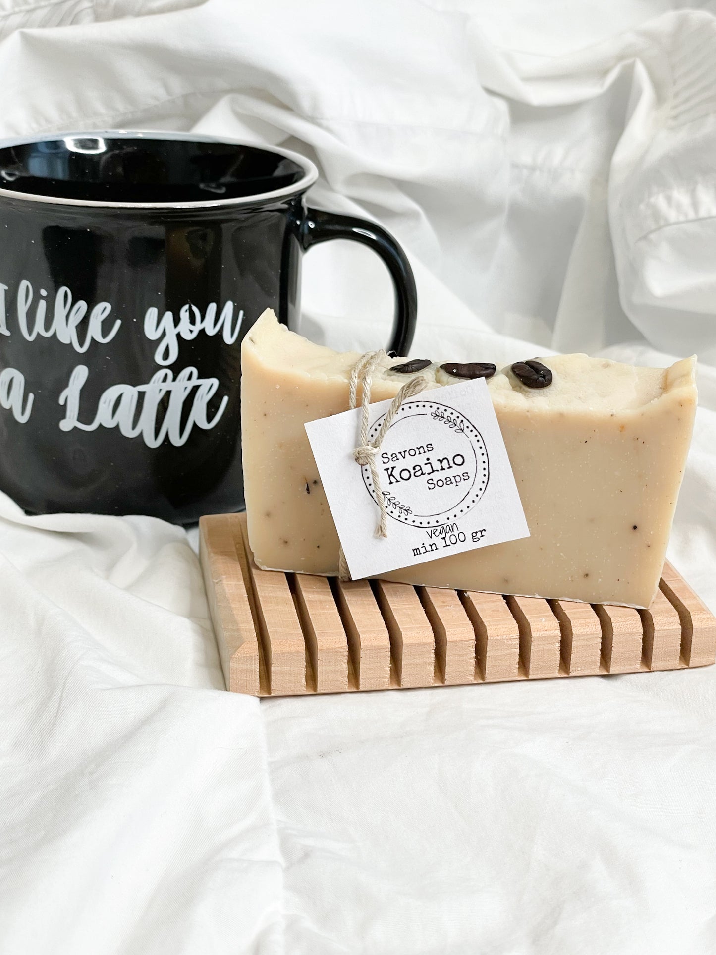 Coffee Cocoa Butter Handcrafted Vegan Soap Bar