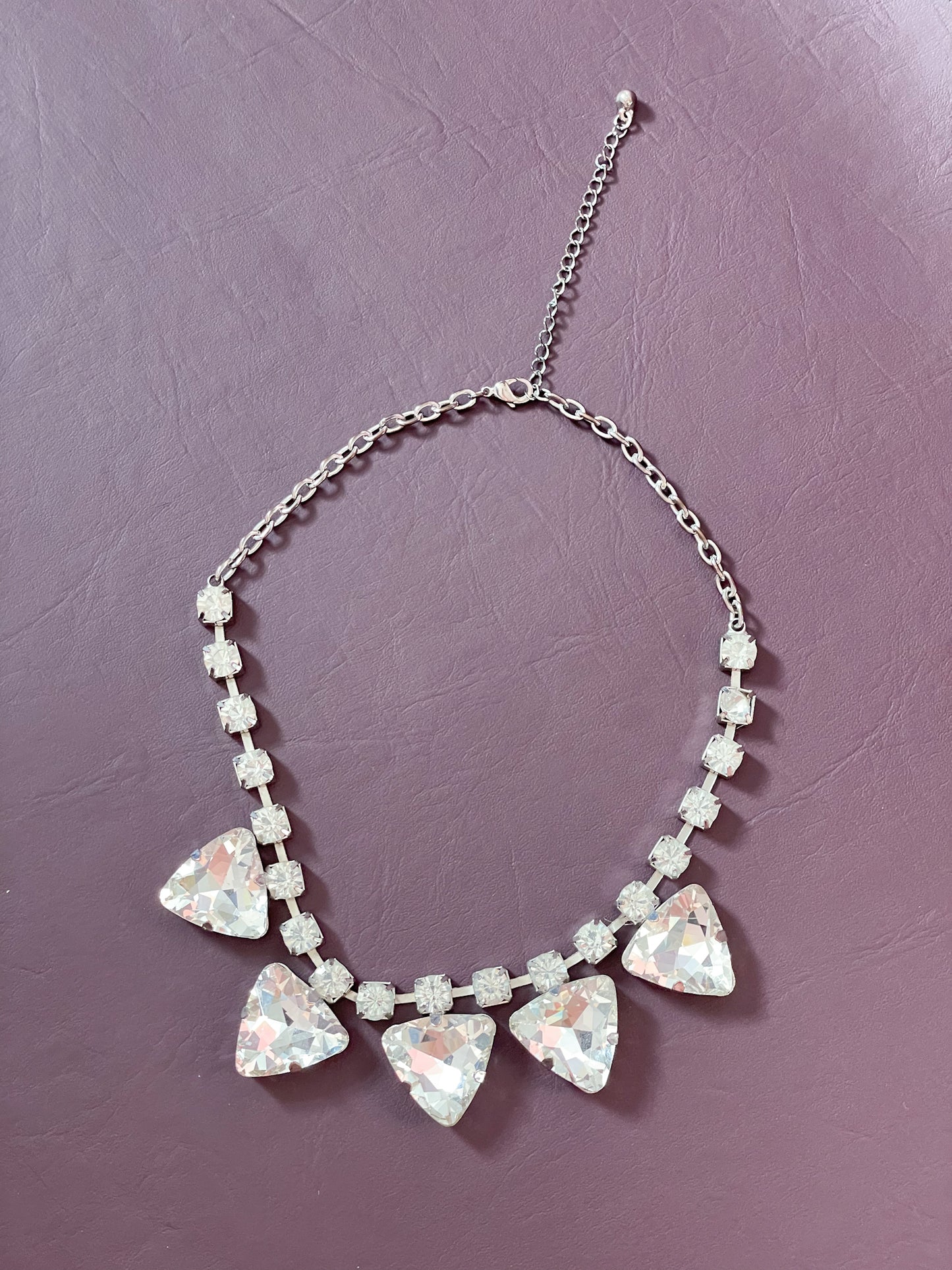 Crystal Sparkly Statement Necklace