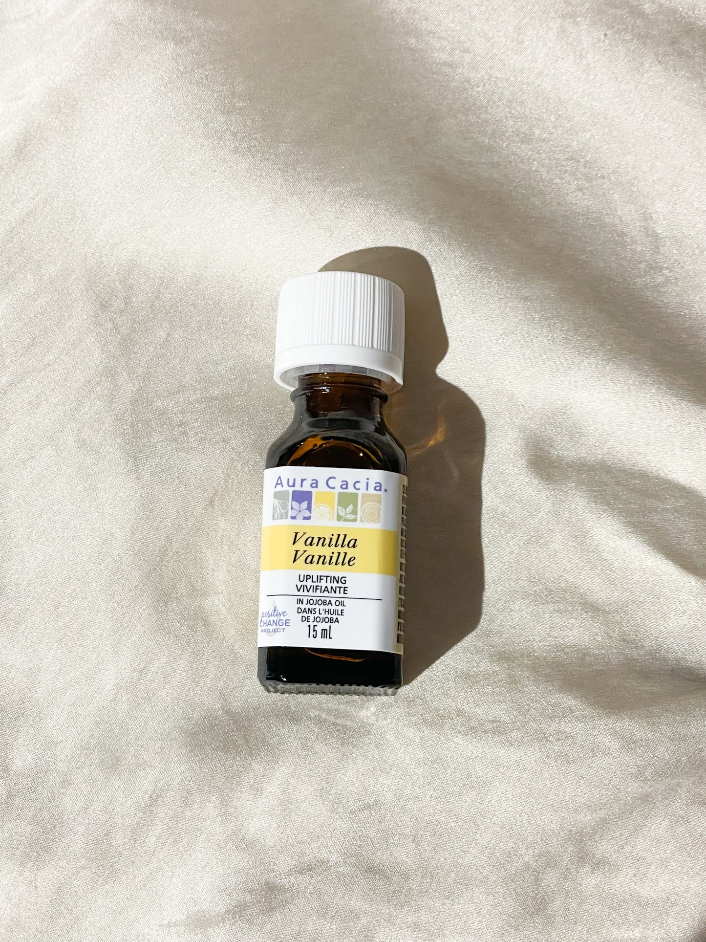 Aura Cacia Pure Essential Oil, Vanilla, Uplifting - 0.5 fl oz