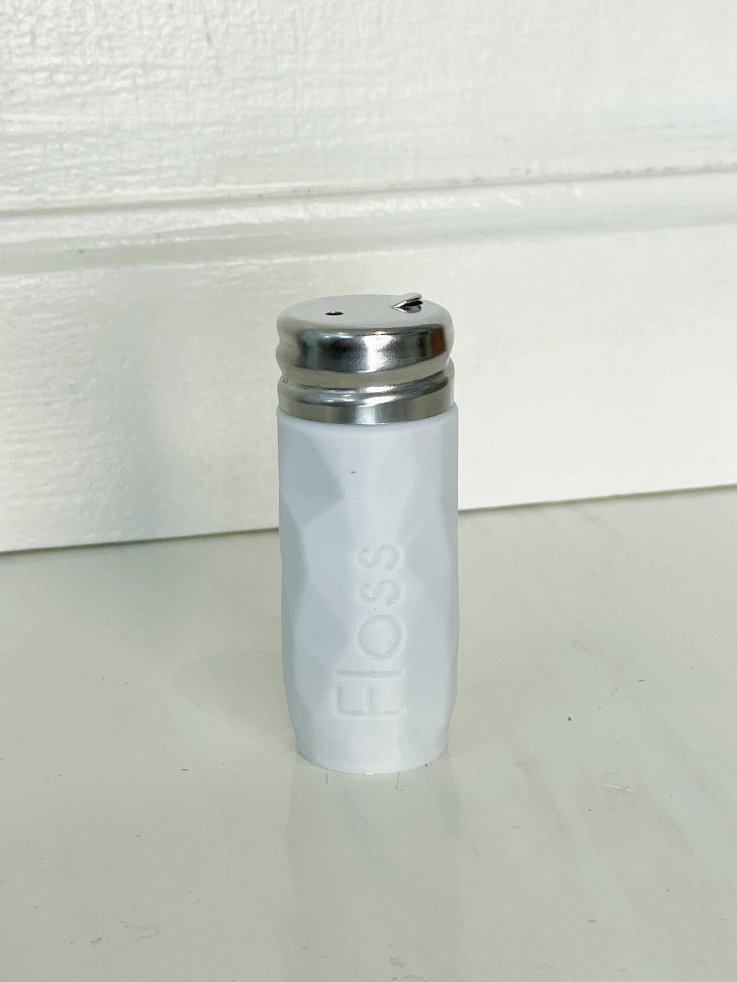 Refillable Travel Floss Canister with Mint Silk Floss - 100% Recycled Plastic