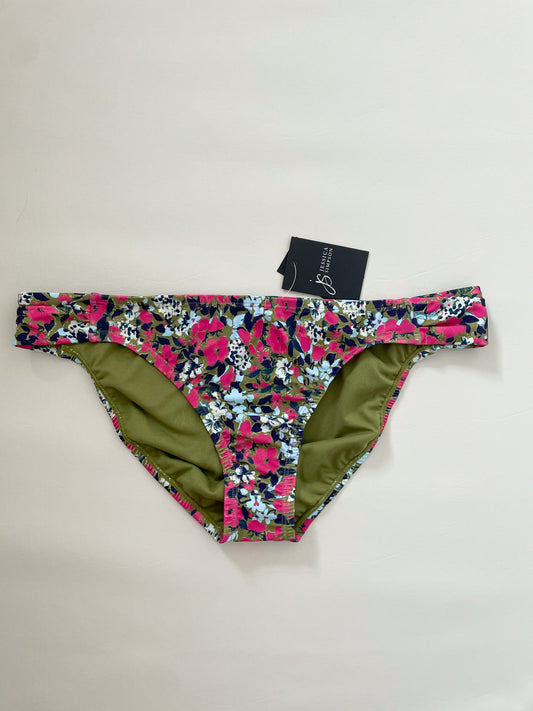 Jessica Simpson Green Floral Bikini Bottoms NWT - Large