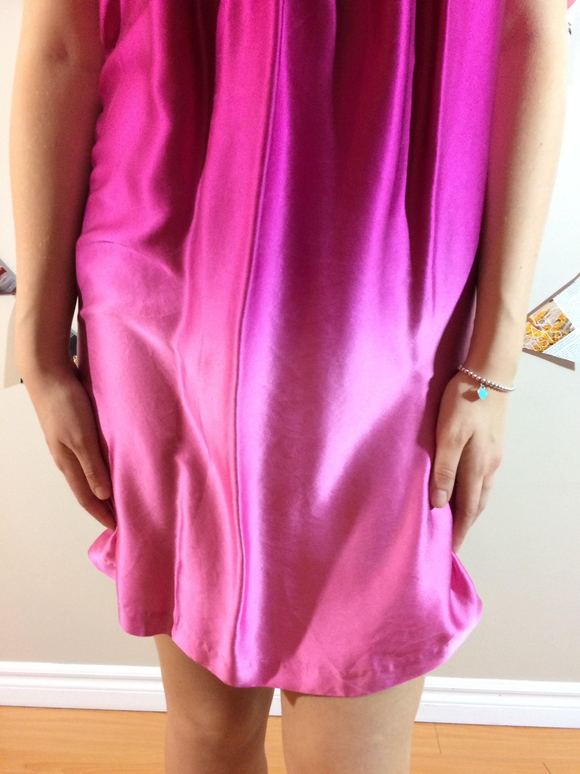 Sigala Pink Ombre Silk Dress - Le Prix Fashion & Consulting