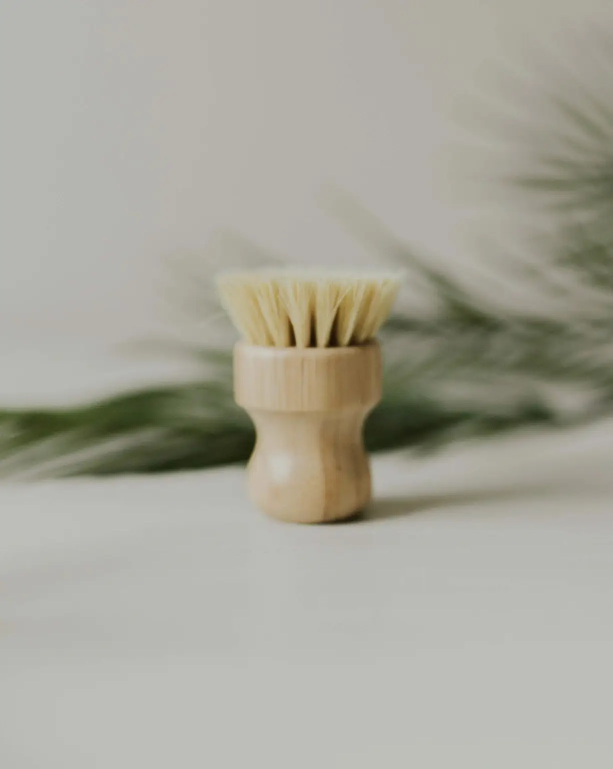 Bamboo Pot Dish Brush | Sisal Fibre Dish Brush