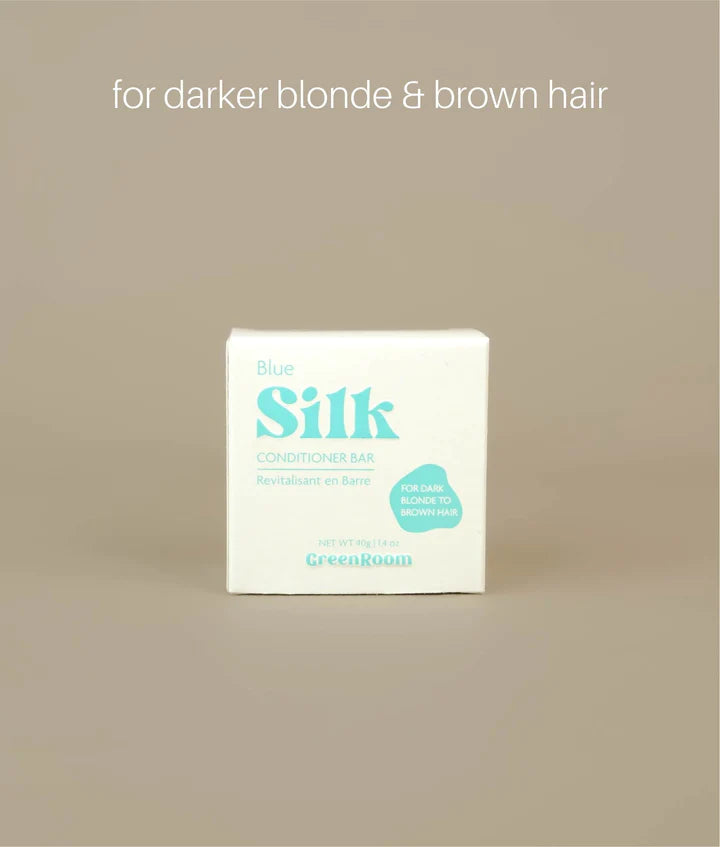BLUE Silk Conditioner Bar - Dark Blonde to Brown Hair