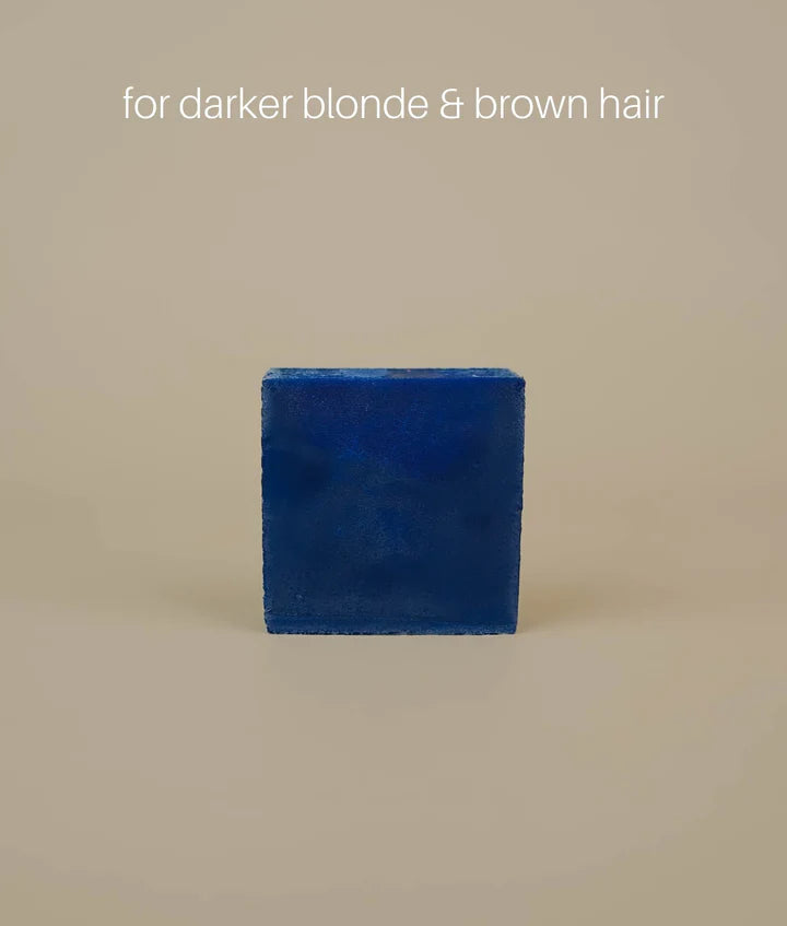 BLUE Silk Conditioner Bar - Dark Blonde to Brown Hair