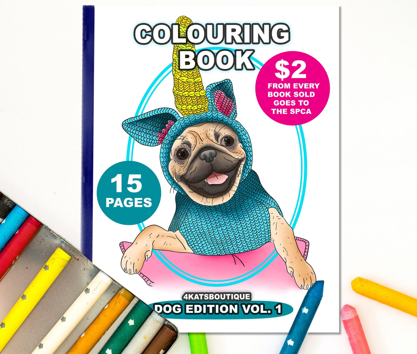 Dog Edition Vol. 1 - Charitable Colouring Book