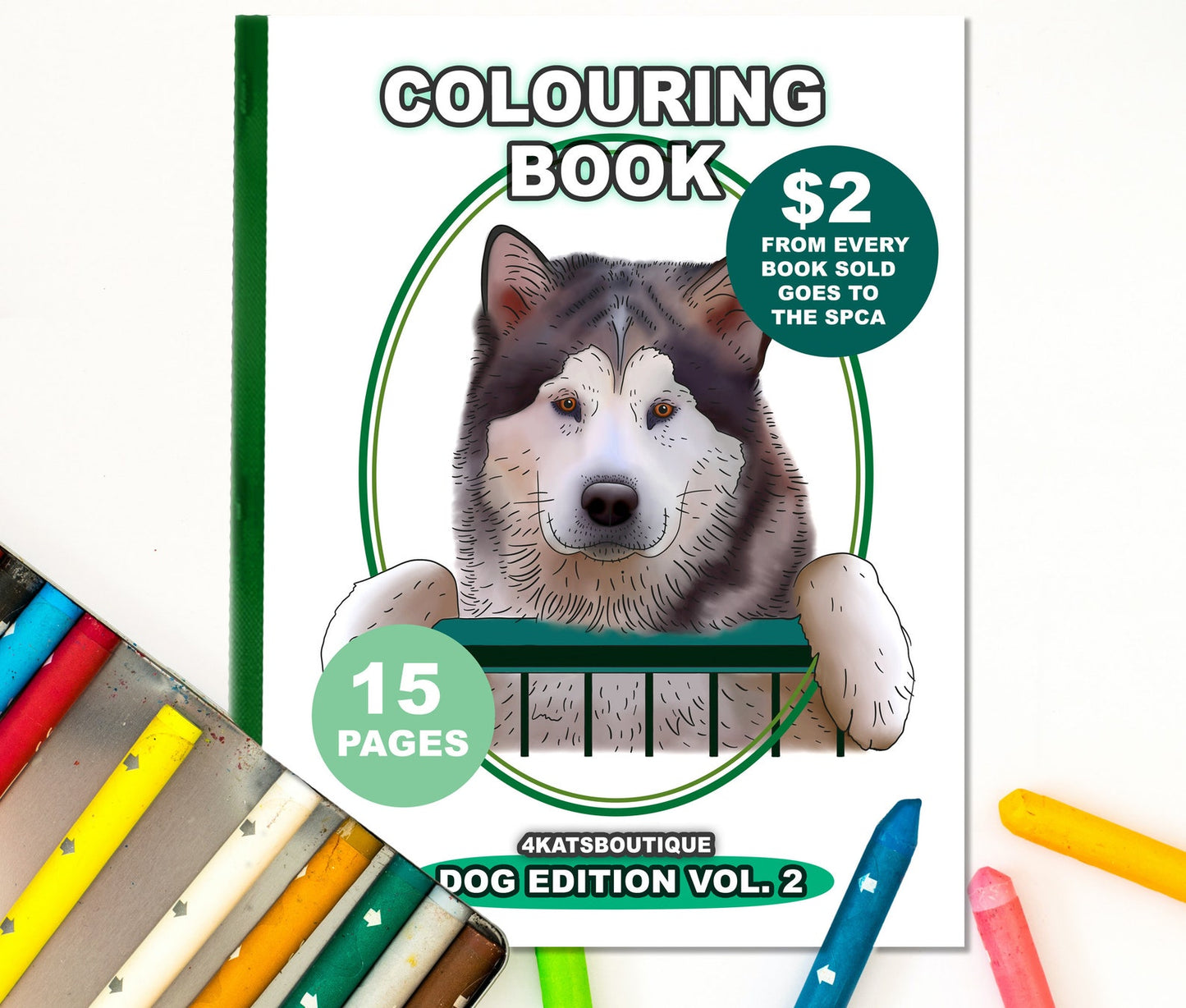 Dog Edition Vol. 2 - Charitable Colouring Book