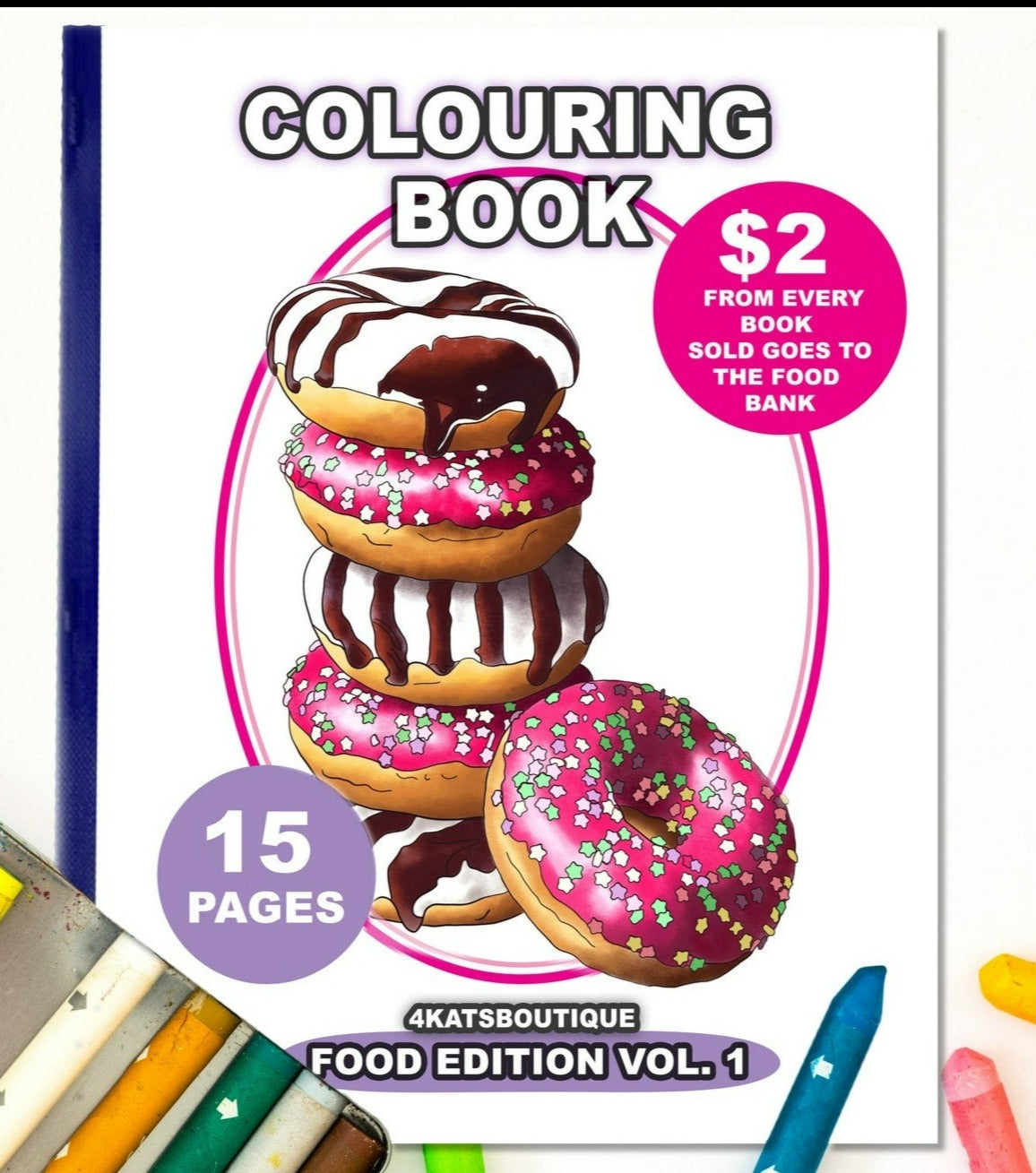 Food Edition Vol. 1 - The Colouring Book that Gives Back
