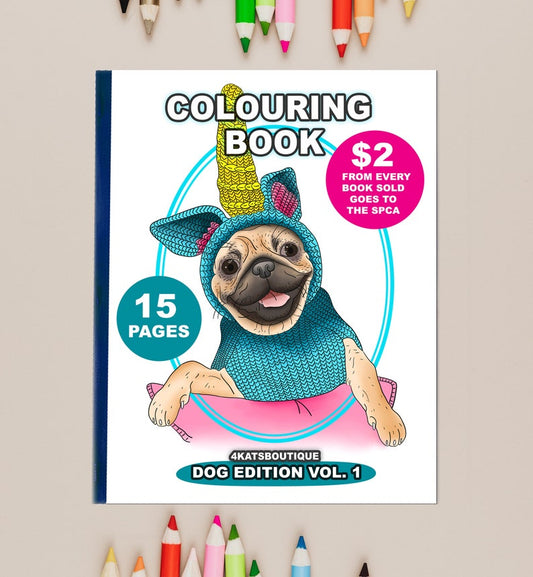 Dog Edition Vol. 1 - Charitable Colouring Book