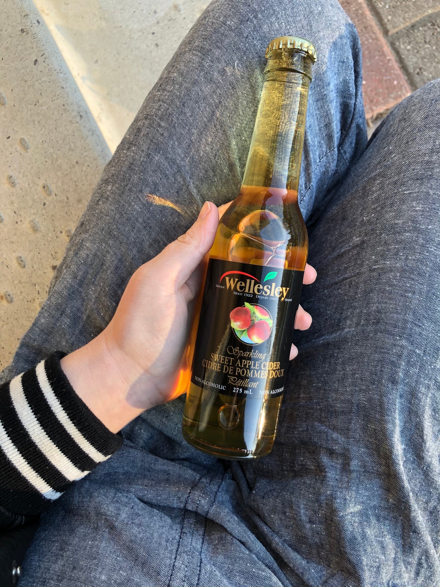 Wellesley Sparkling Non-Alcoholic Sweet Apple Cider 275ml - No Added Sugar & Preservative Free