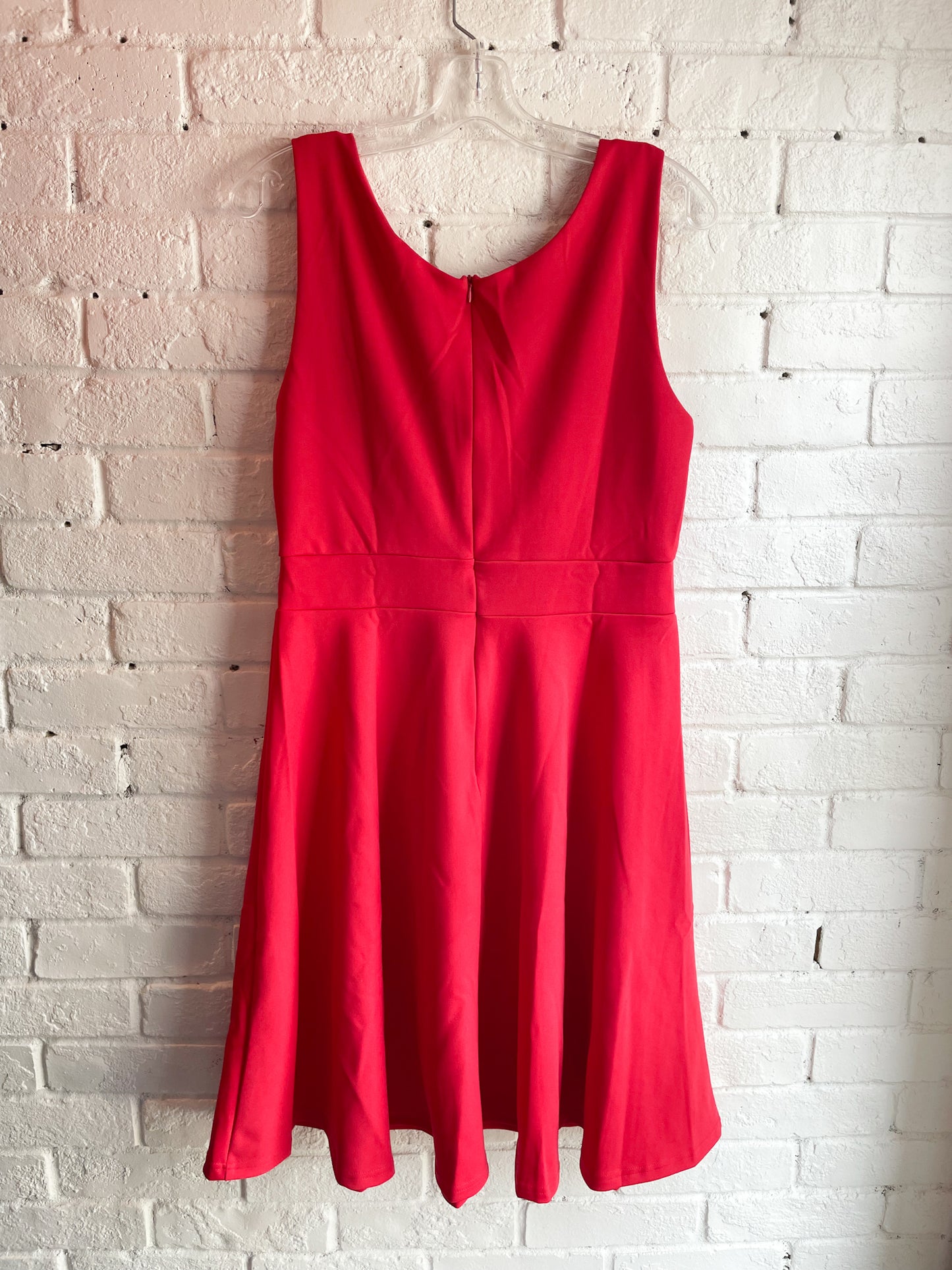 Grace Karin Red Sweetheart Cocktail Party Fit Flare Dress - Large