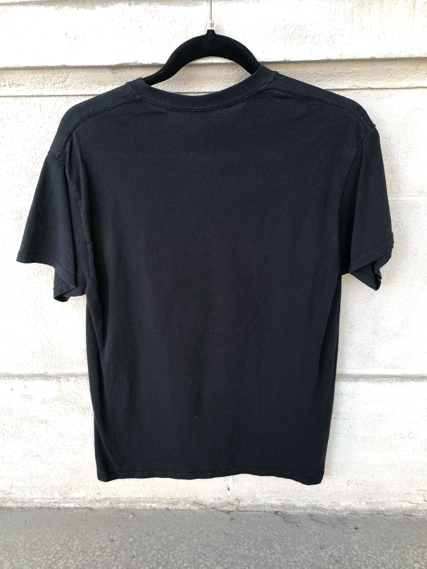 Nova Scotia Anchor Black Graphic 100% Cotton T-Shirt - Medium