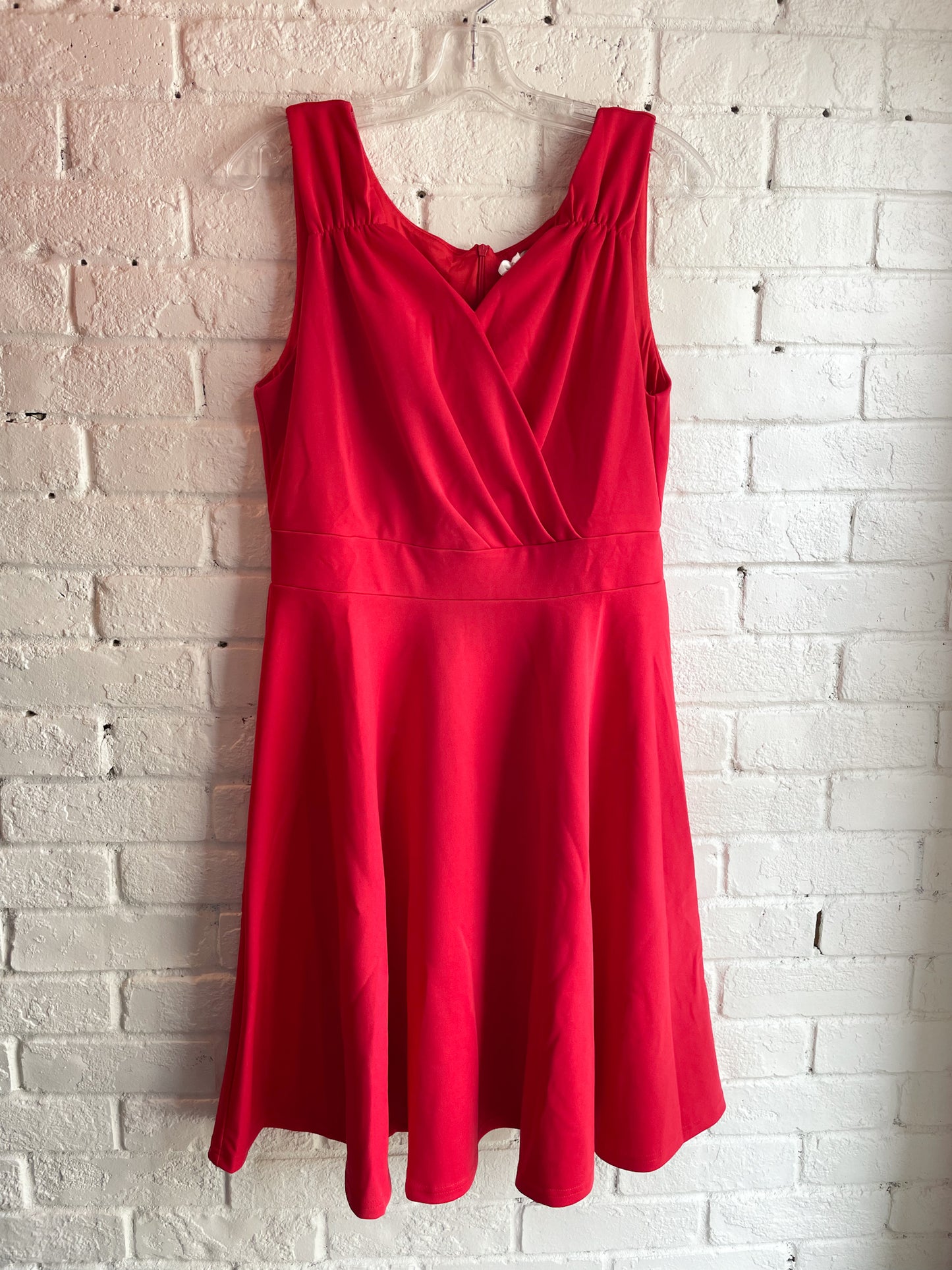 Grace Karin Red Sweetheart Cocktail Party Fit Flare Dress - Large