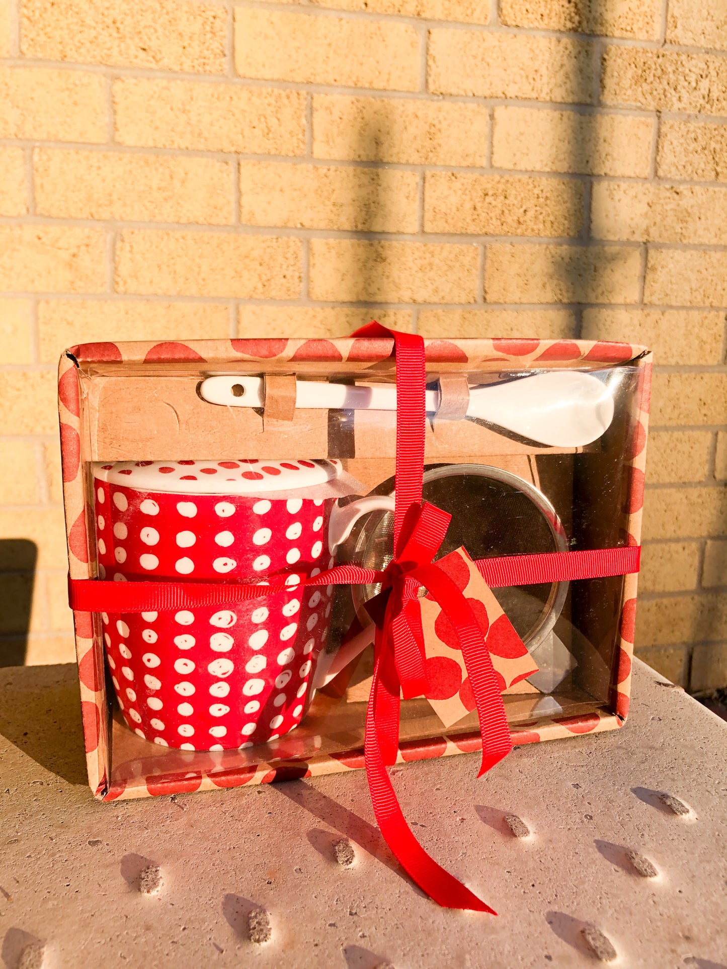 Coco + Lola 4 Piece Tea Mug and Steeper Gift Set NWT