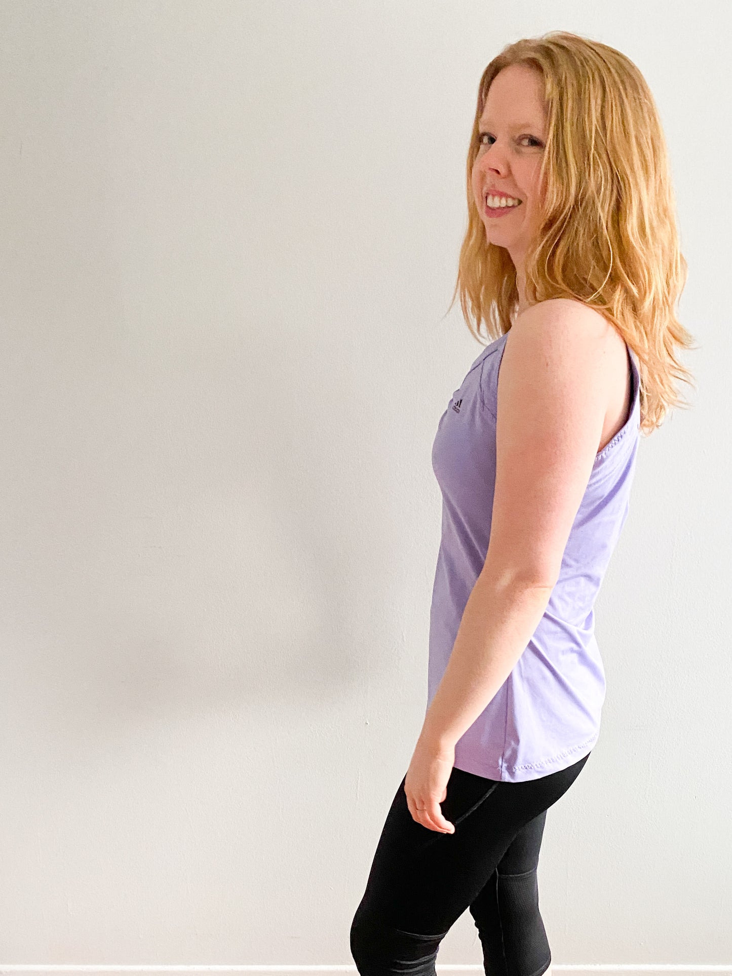 Adidas Lavender Purple ClimaCool Workout Top - Le Prix Fashion & Consulting