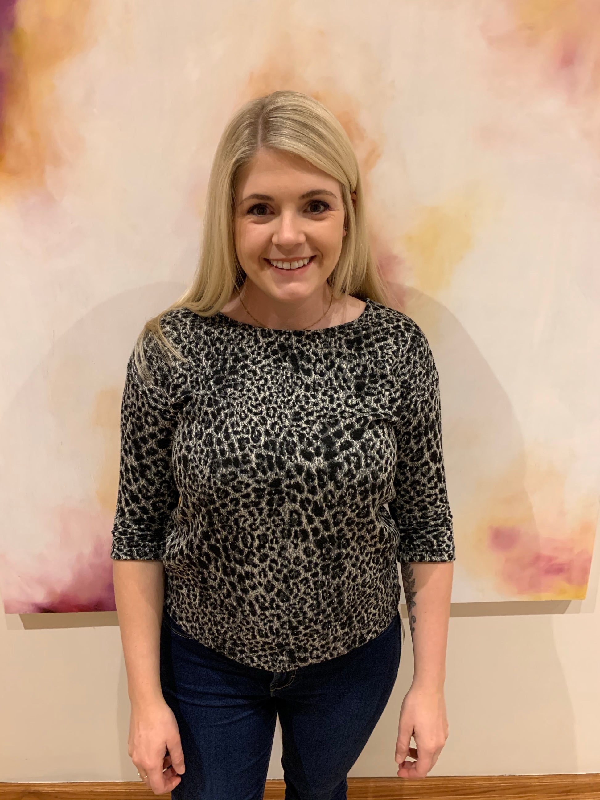 Tu Leopard Print Sweater - Le Prix Fashion & Consulting