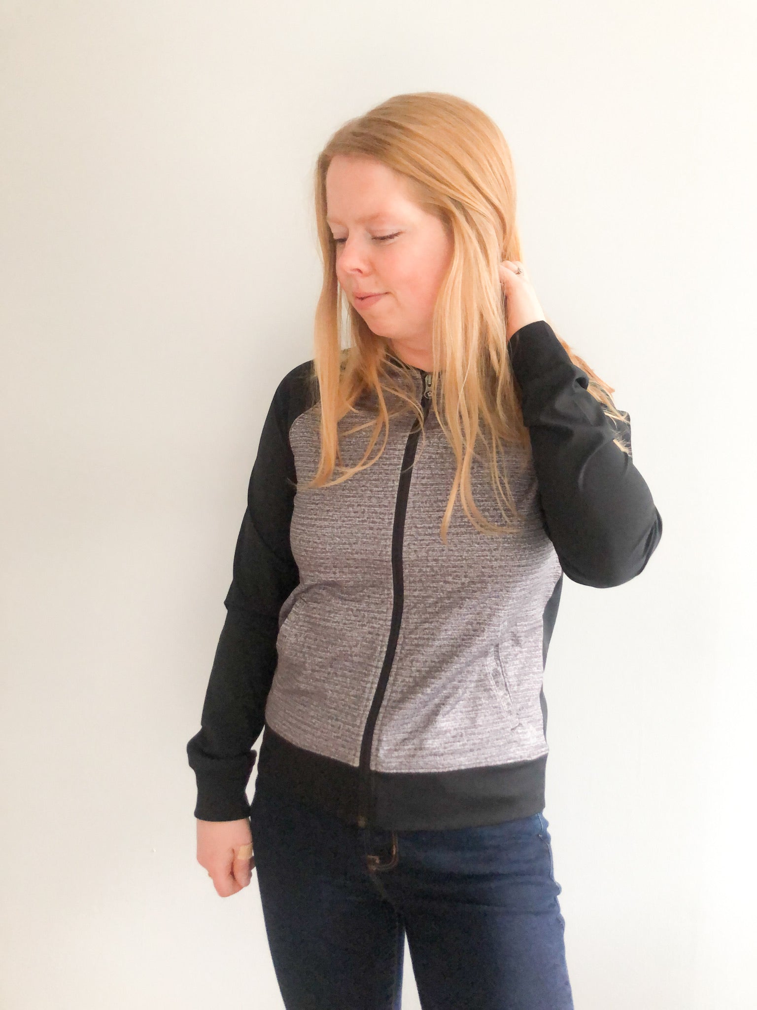 Tuff Athletics Black Grey Sport Bomber Jacket - Small – Le Prix Fashion &  Consulting