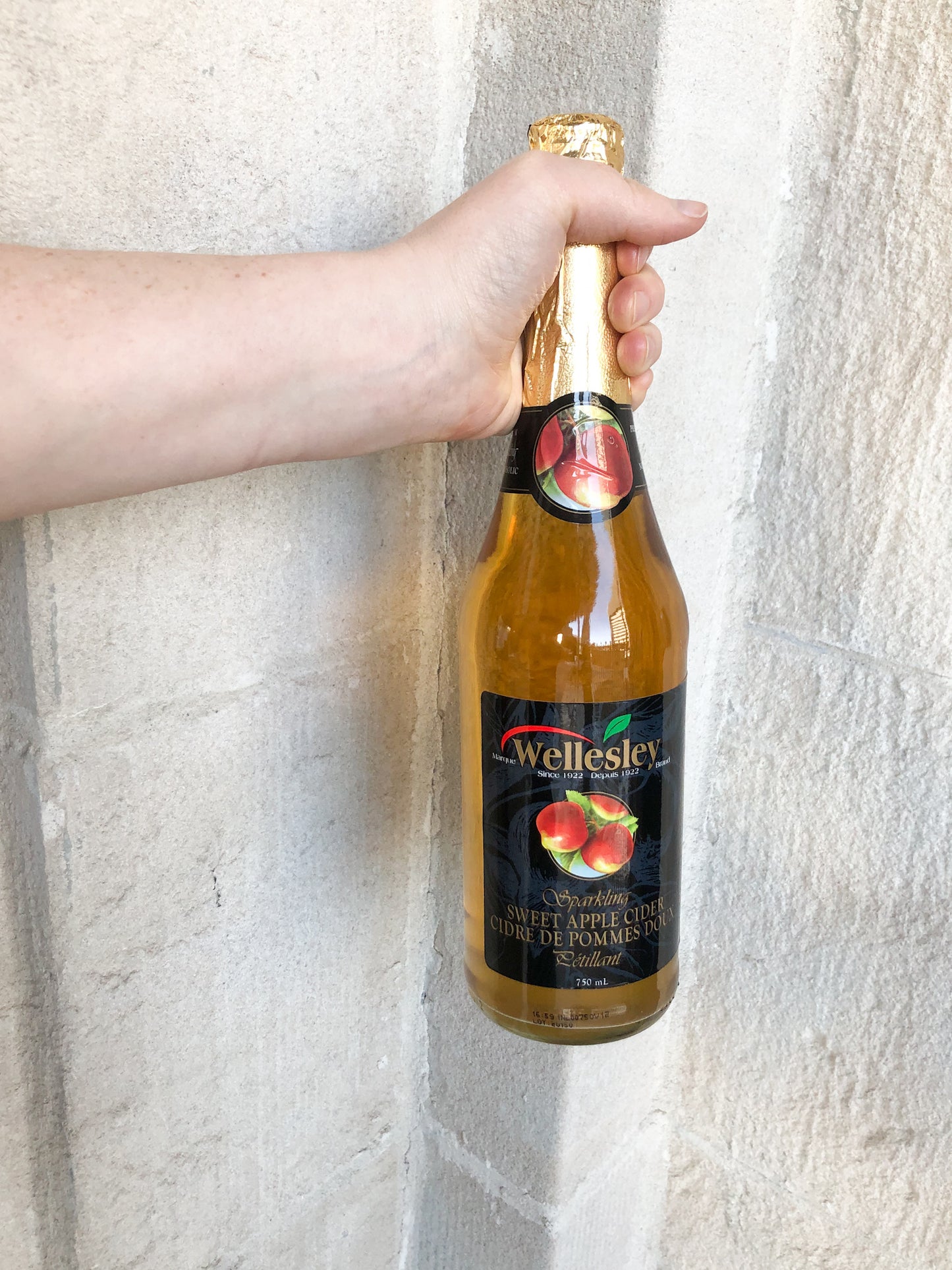 Wellesley Sparkling Sweet Apple Cider 750ml - Preservative Free & No Added Sugar