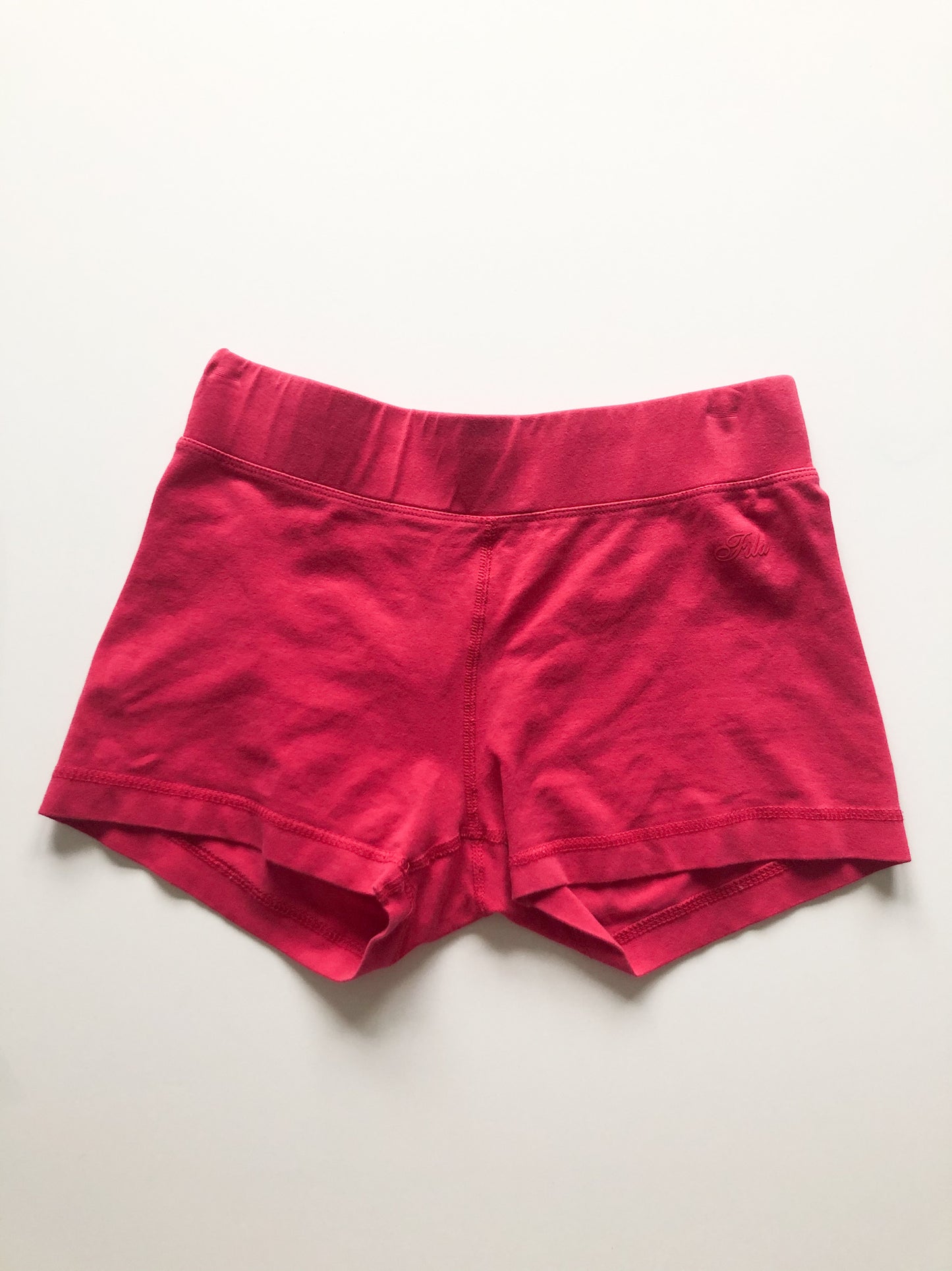 Fila Pink Spandex High Rise Shorts - XS