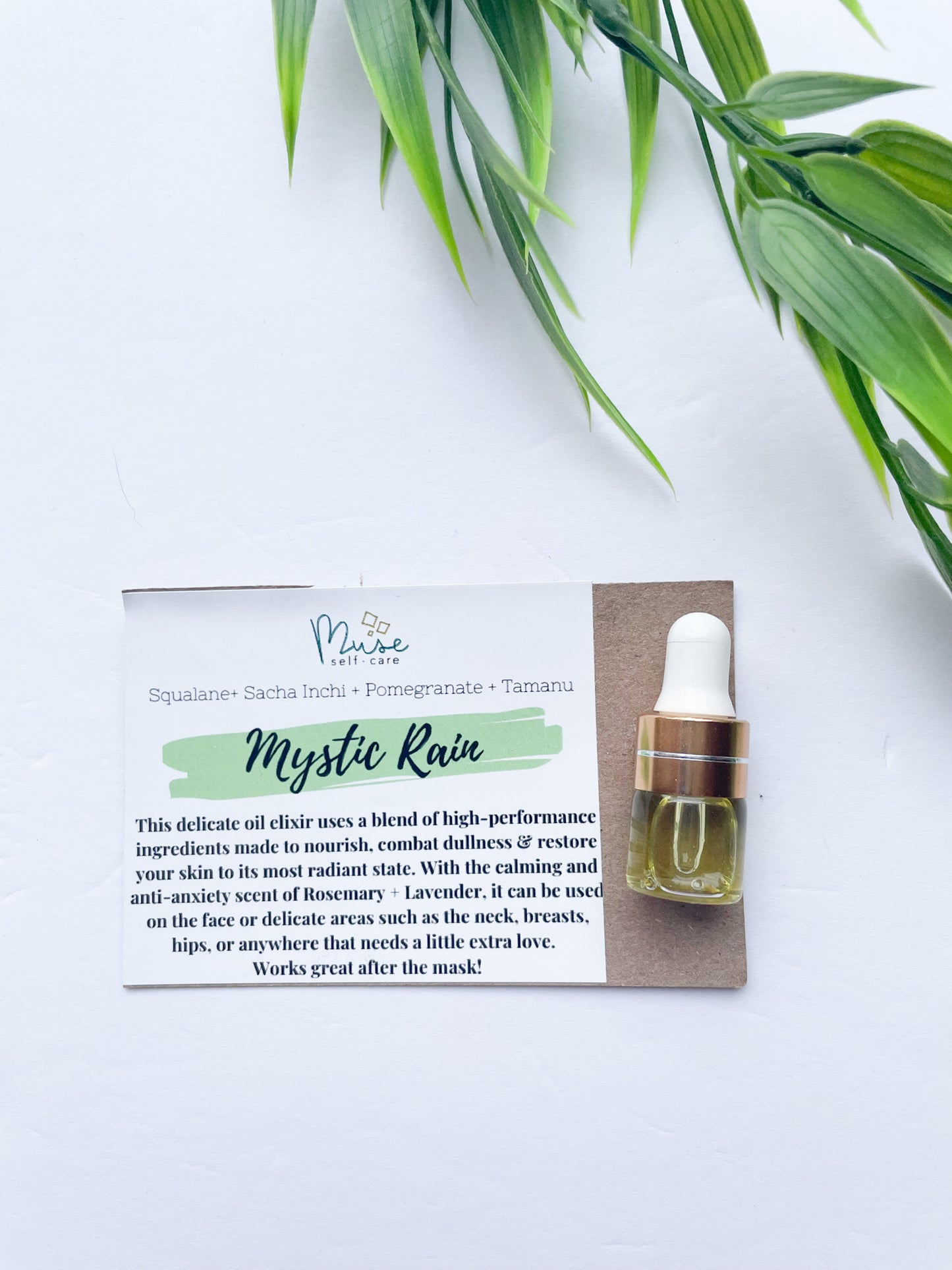 Mystic Rain Facial Oil Elixir - Hydrating & Nourishing