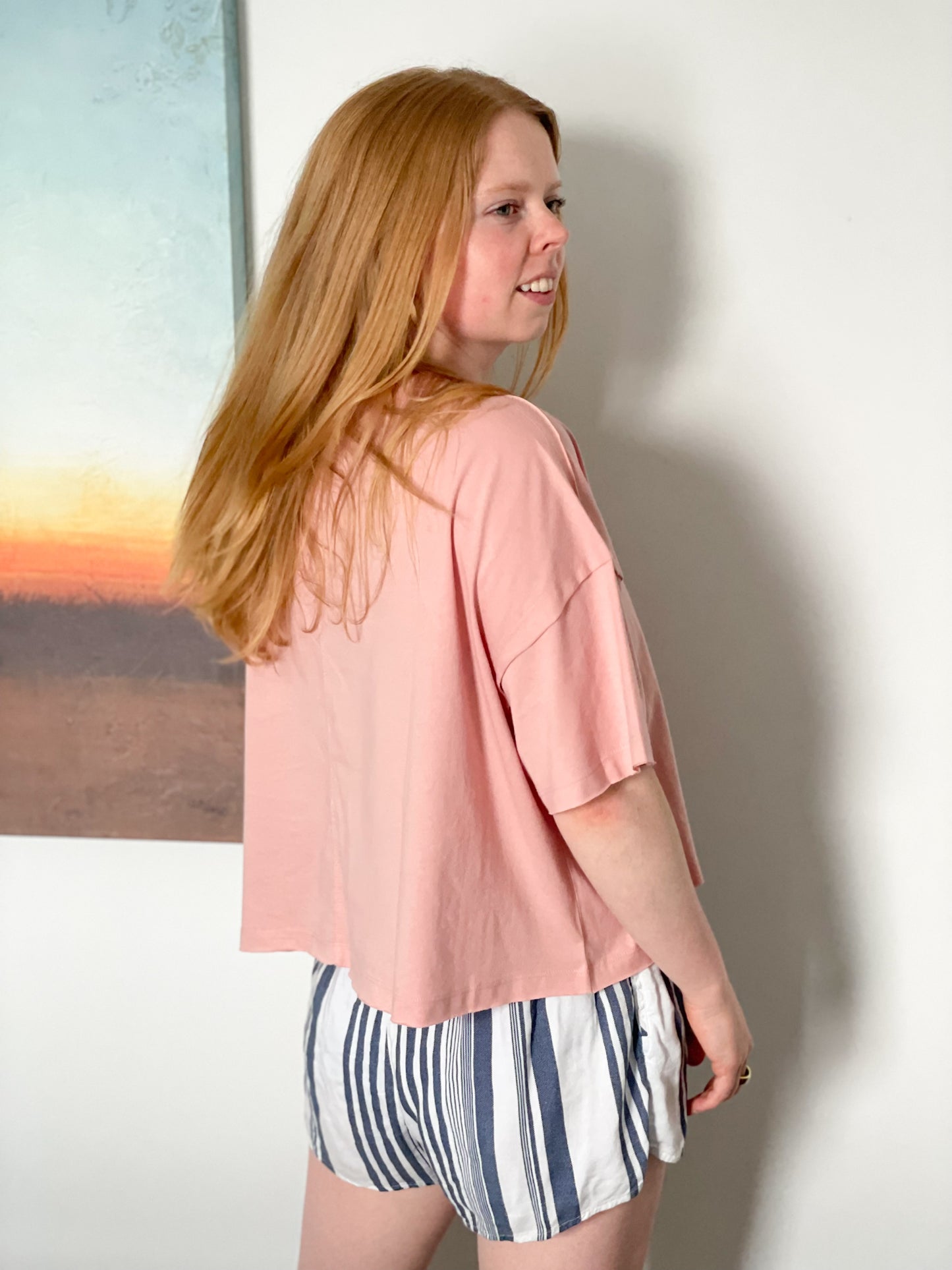 Self Love Organic Cotton Fair Trade Cropped Pocket Tee - Limited Edition