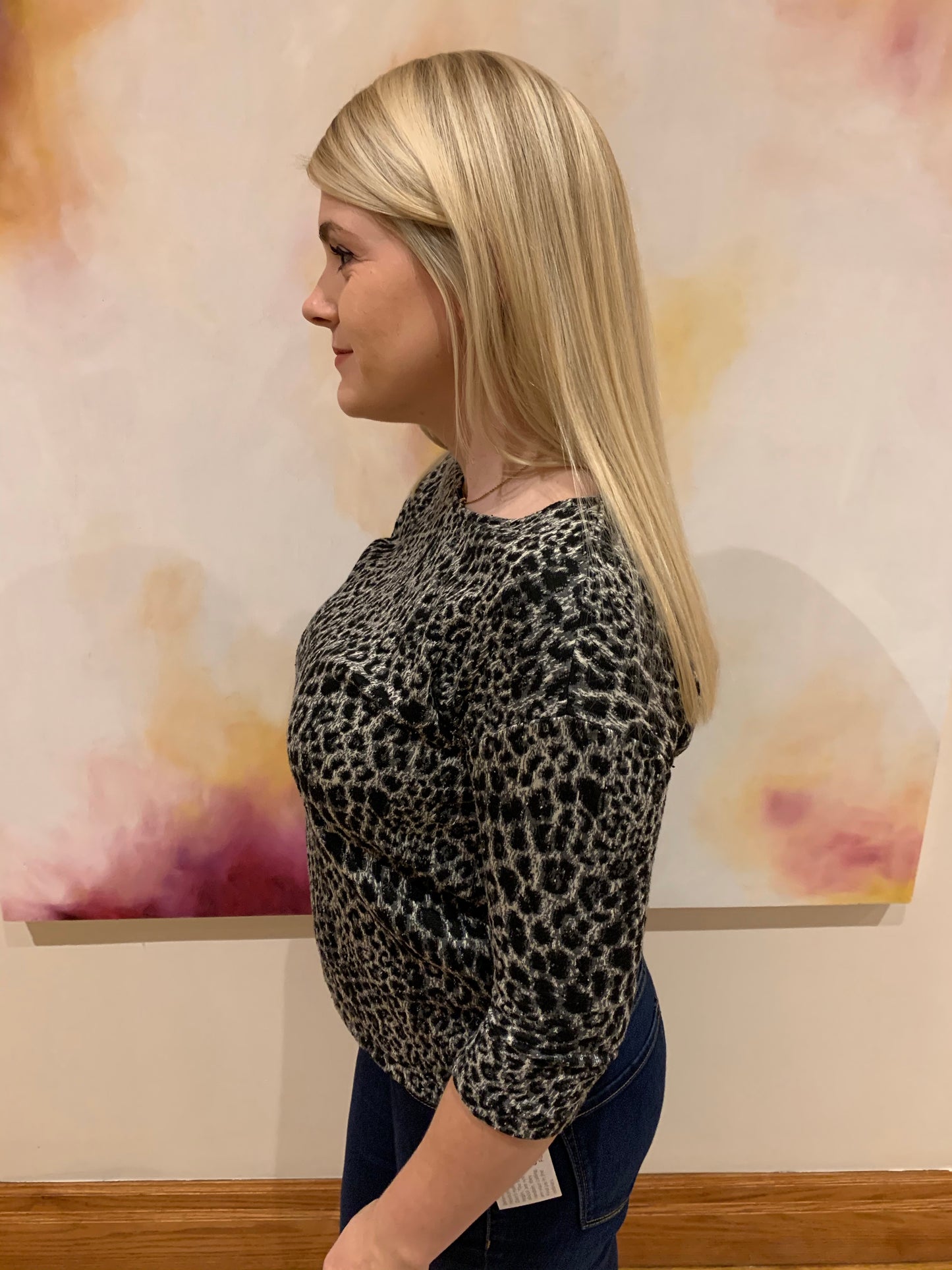Tu Leopard Print Sweater - Le Prix Fashion & Consulting