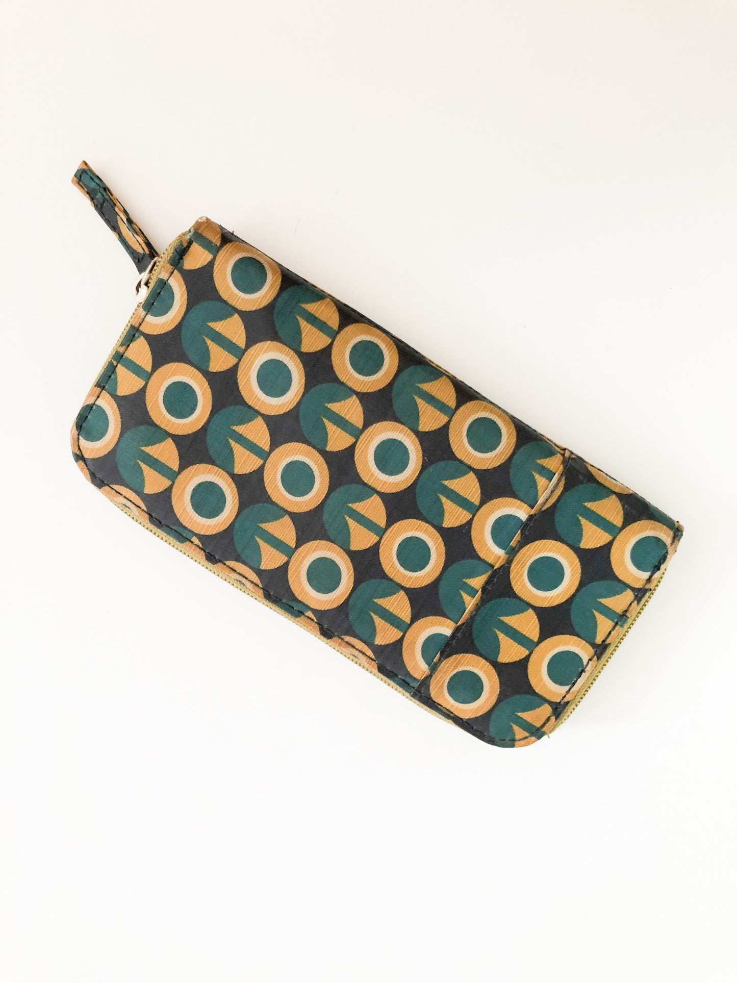 Mono Amsterdam Teal and Mustard Graphic Wallet