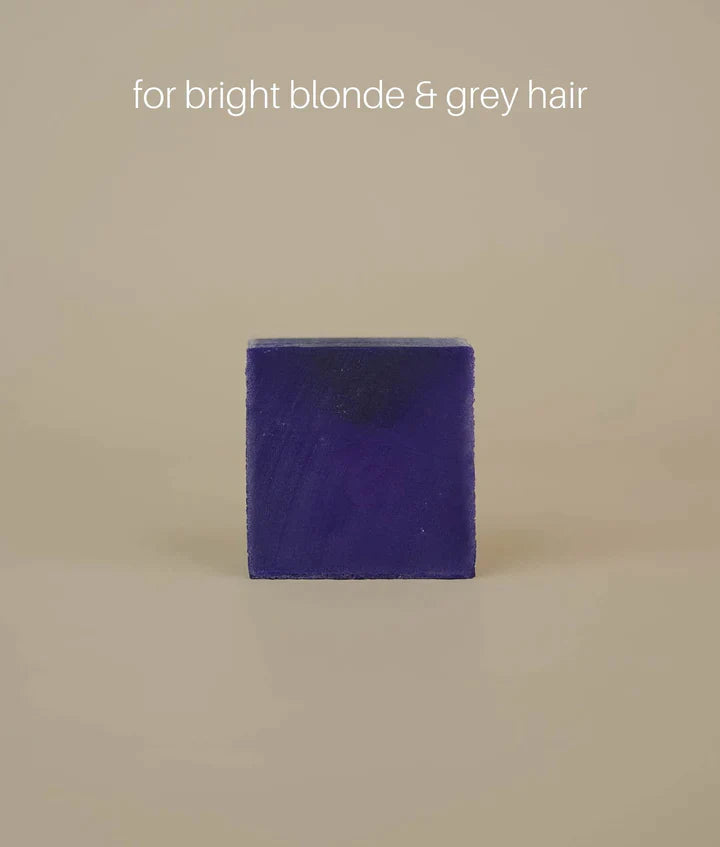 PURPLE Silk Conditioner Bar - Light Blonde + Grey Hair
