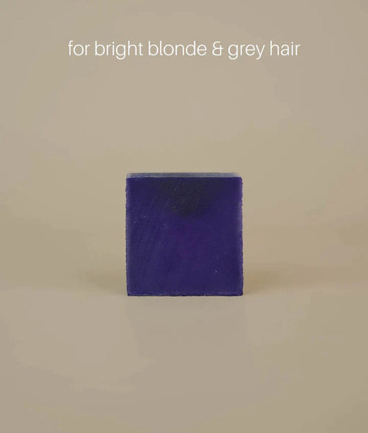 PURPLE Silk Conditioner Bar - Light Blonde + Grey Hair