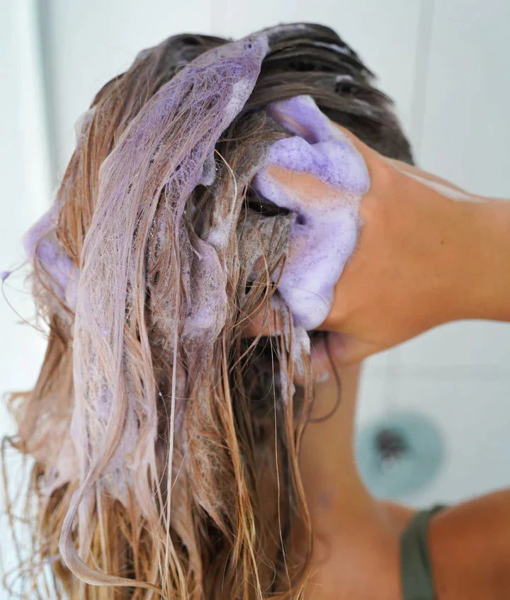 PURPLE Suds Shampoo Bar - Light Blonde + Grey Hair